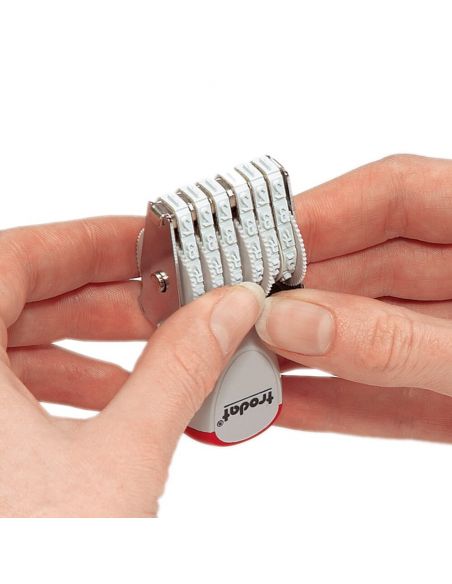 Tampon numéroteur 8 chiffres de 18 mm trodat  à encrage séparé 15188