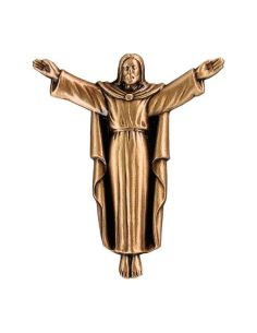 christ  en bronze...