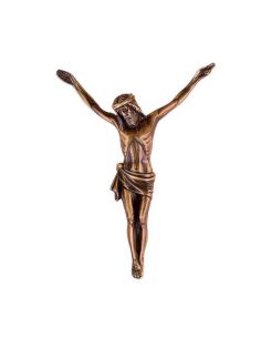 christ crucifié en bronze...