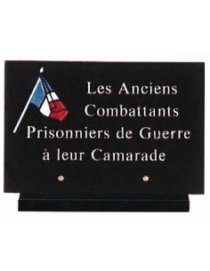 Plaque  anciens combattants  en granit les anciens combattant prisonniers de guerre