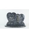 Plaque forme de coeur