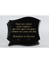 Plaque Funéraire Personnalisée